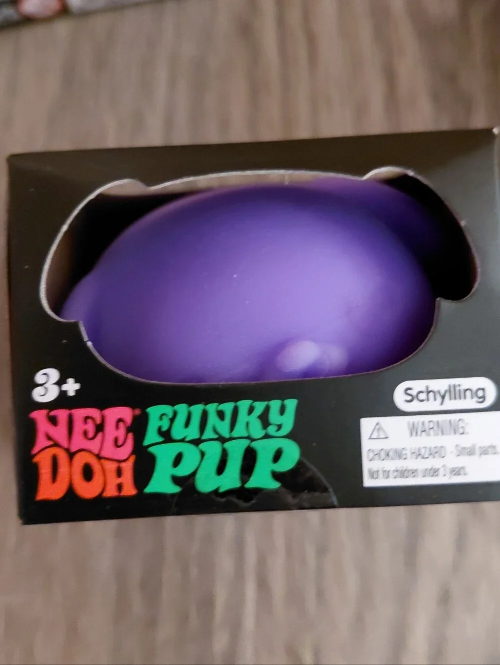 Needoh Squishy Lot Nice Ice Baby, Teal Funky Pup, 2 Fuzz Balls Fidget Stress